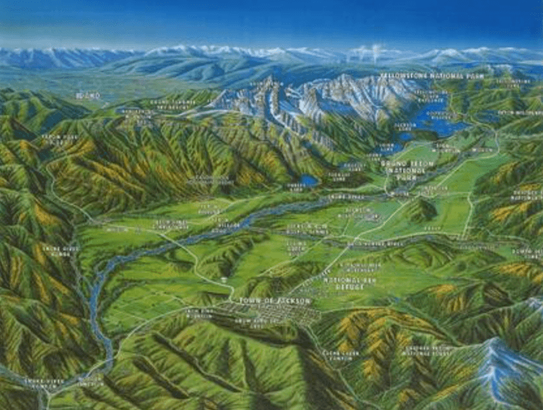jackson hole map