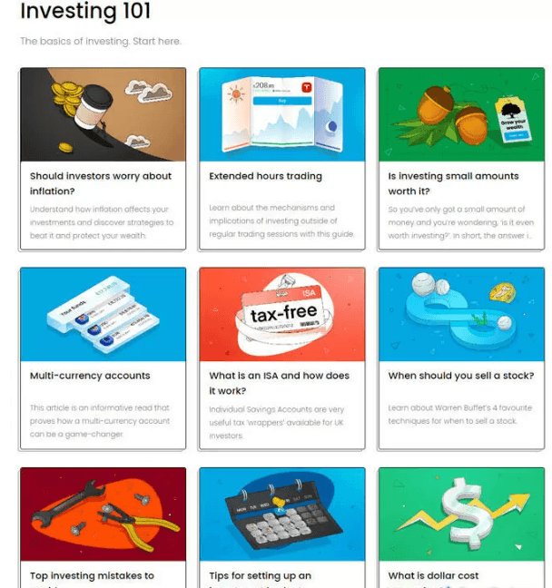 trading 212 education