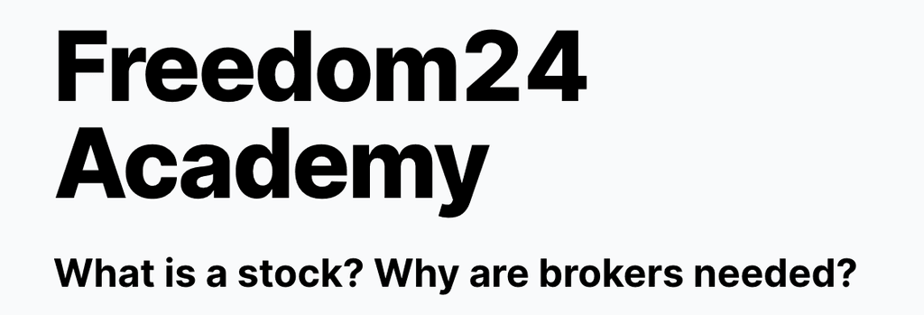 freedom24 education