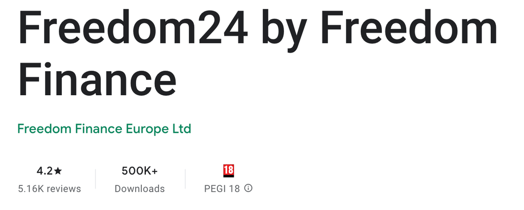 freedom24 google play