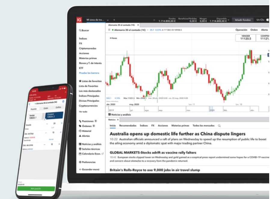 ig trading platform