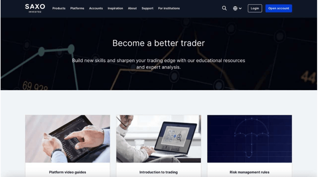 saxo bank academy
