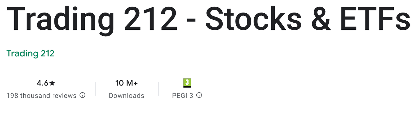 trading 212 google play