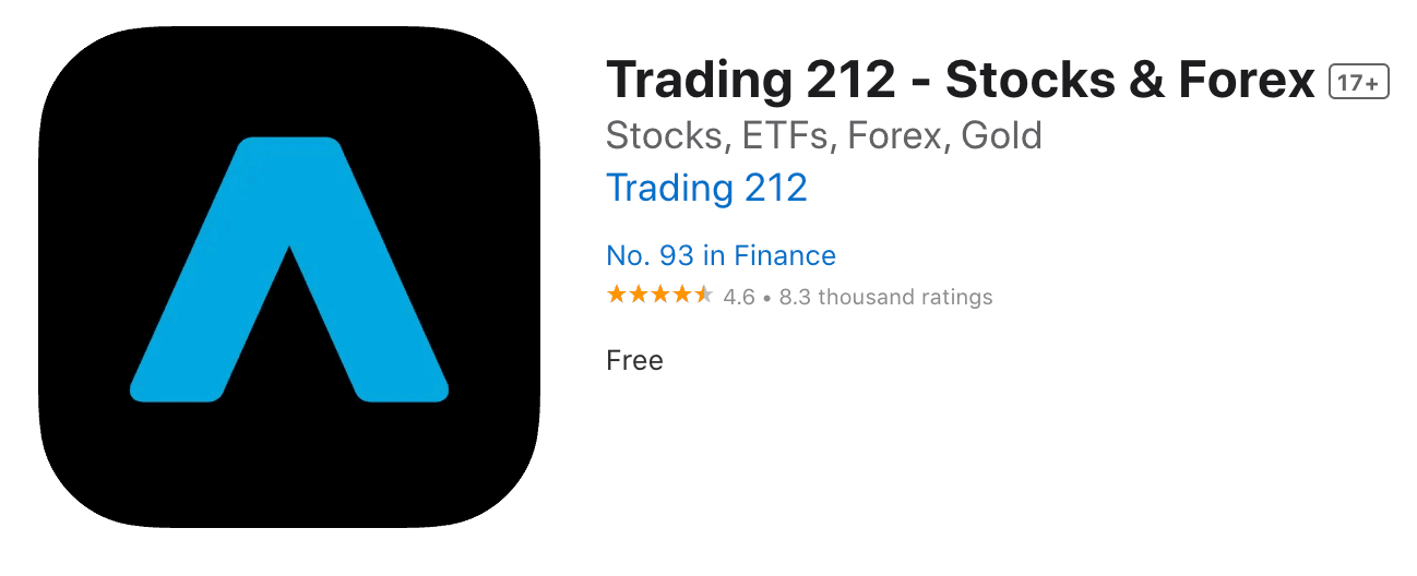 trading 212 apple store