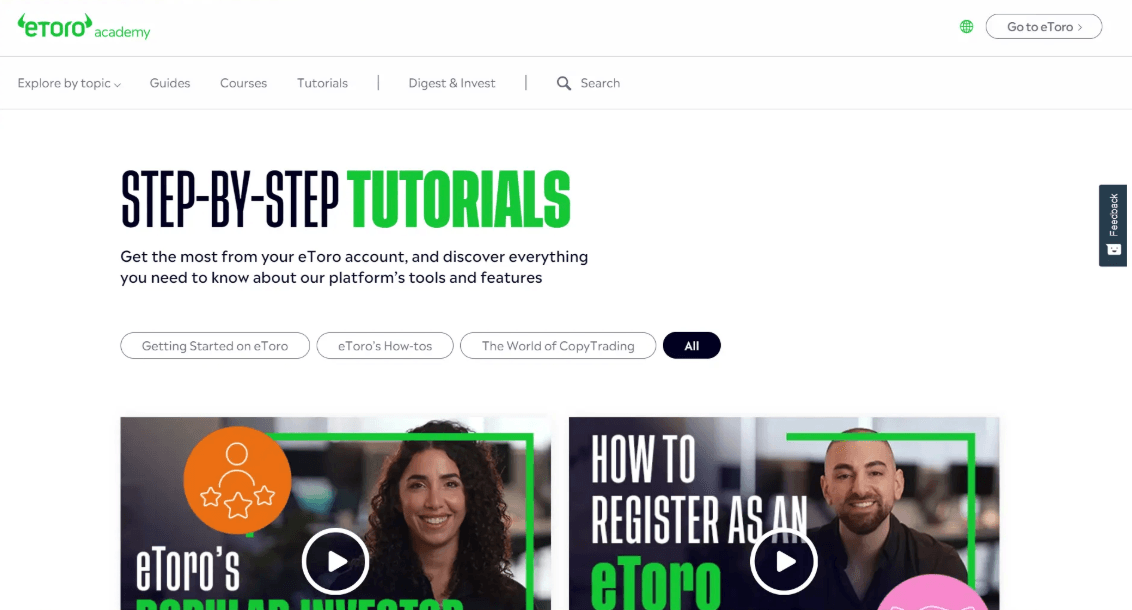 etoro academy education