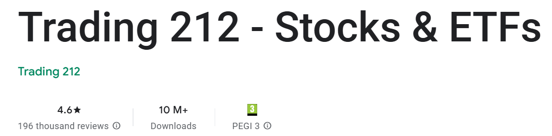 trading 212 google play