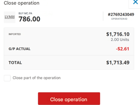 selling shares on etoro