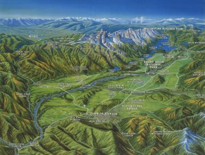 jackson hole map
